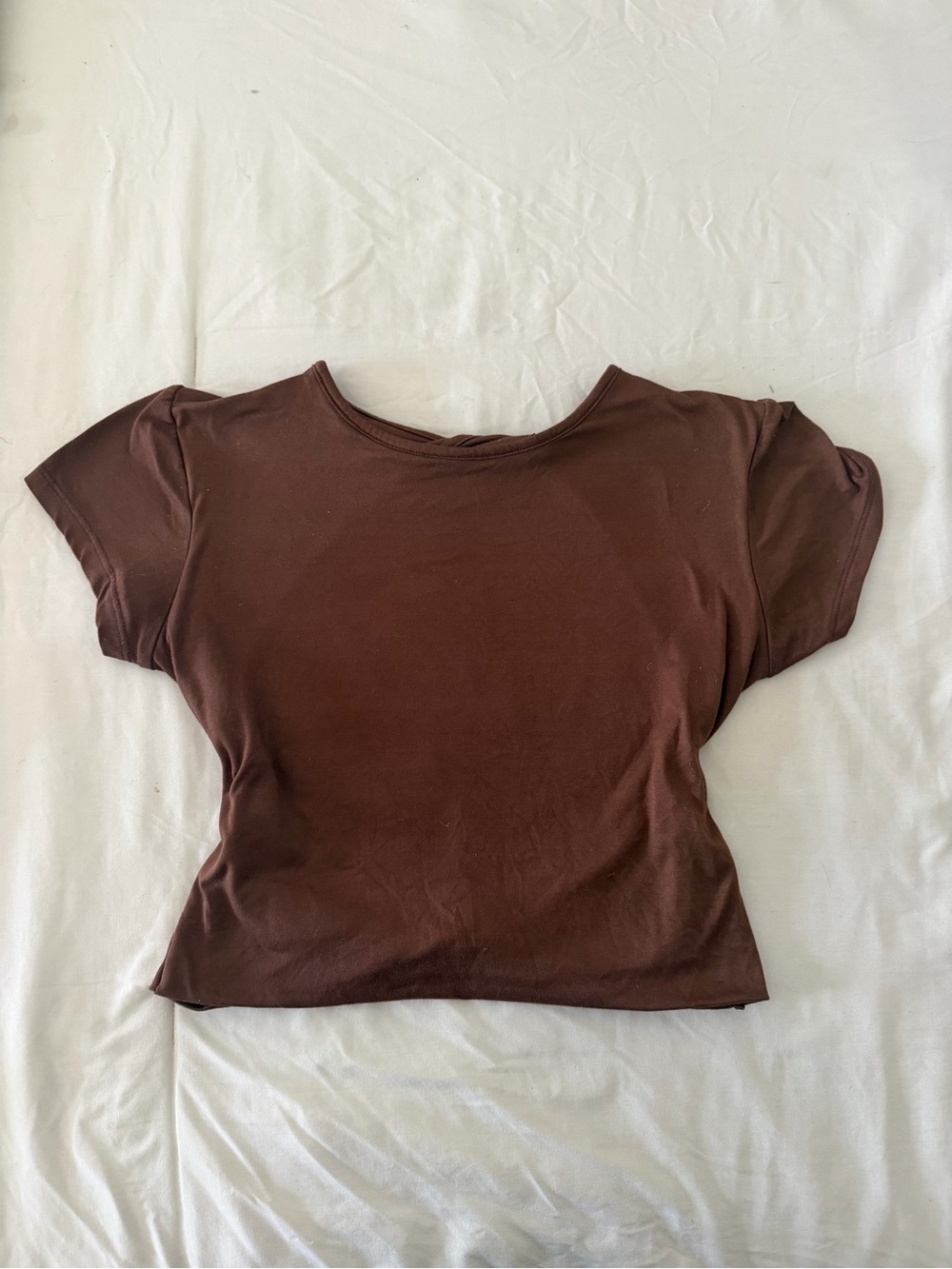 backless brown top - Picture 3 of 5